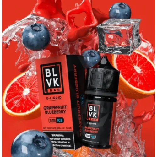 BLVK Bar Grapefruit Blueberry Ice Salt Likit 30ml - Premium Salt Likit