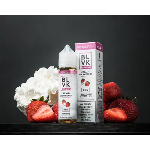 BLVK Creamy Strawberry 100ml Likit - Premium Likit