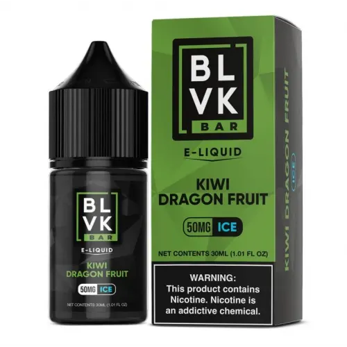 BLVK Kiwi Dragon Fruit Ice Salt Likit 30ml - Premium Salt Likit