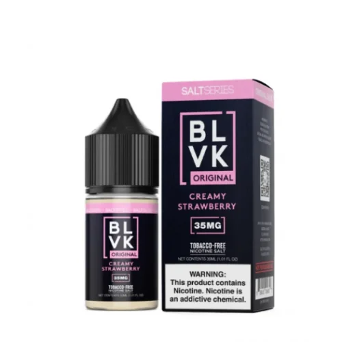 BLVK Salt Creamy Strawberry 60ml - Premium Salt Likit