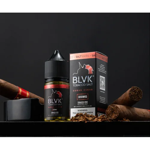 BLVK Salt Cuban Tobacco 60ml - Premium Salt Likit