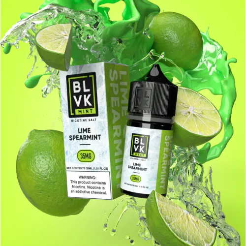 BLVK Salt Lime Spearmint 60ml - Premium Salt Likit