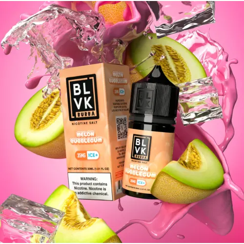 BLVK Salt Melon Bubblegum 60ml - Premium Salt Likit