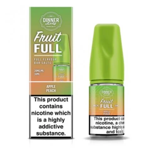 Dinner Lady Apple Peach Salt Likit 30ML - Premium Salt Likit
