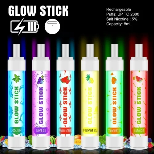 Glow Stick 2600 Çekim IŞIKLI Puff - Elektronik Sigara