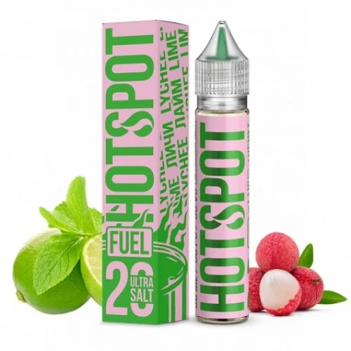 Hotspot Fuel Salt Lychee Lime 30ml - Premium Salt Likit