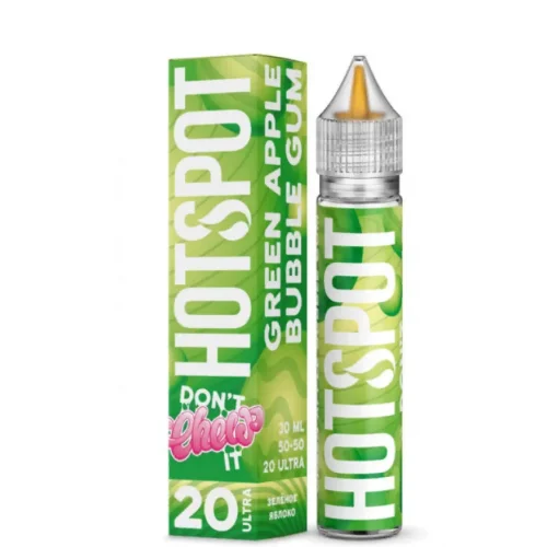Hotspot Salt Green Apple Bubble Gum 30ml - Premium Salt Likit