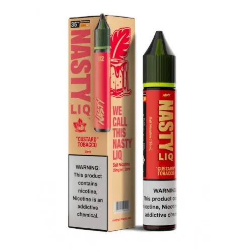 Nasty Juice LIQ - Custard Tobacco 30ML - Premium Salt Likit