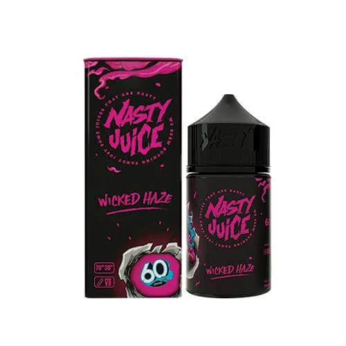 Nasty Juice Wicked Haze - Kuş Üzümü - Limonata ve Nane 60ML - Premium Likit