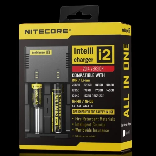 Nitecore i2 Li-on 2'li Sarj Aleti - Pil ve Batarya