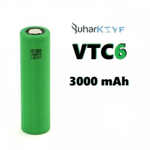 Sony 18650 30A VTC6 3.7V 3000MaH Pil - Pil ve Batarya