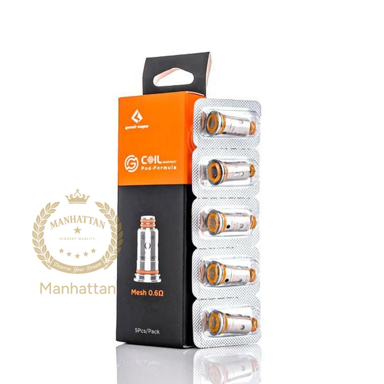 Geekvape G Coil (Aegis Boost Plus Coil) 5'li Coil (%100 Orijinal)