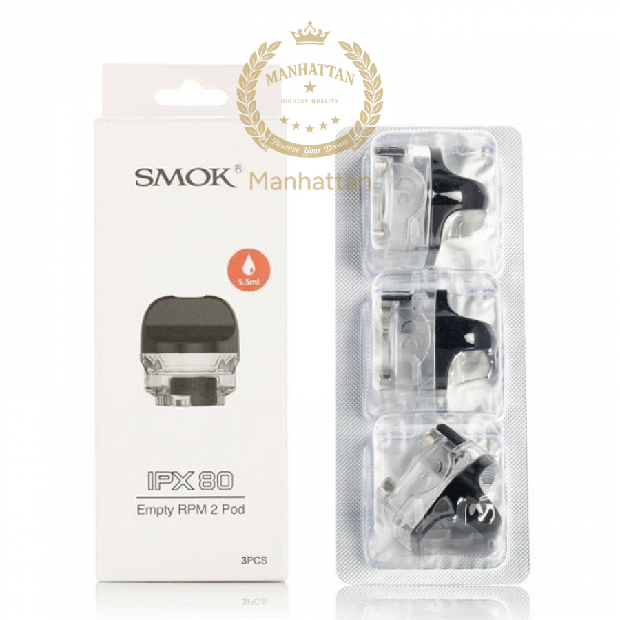 Smok IPX 80 Boş Kartuş Başlığı (Coil İçermez) 3 Adet
