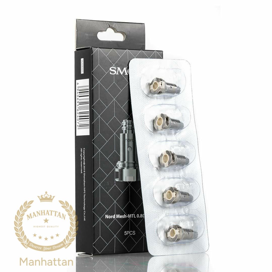 Smok Nord Pod 0.8 ohm DC/Mesh MTL Coil (%100 Orijinal)