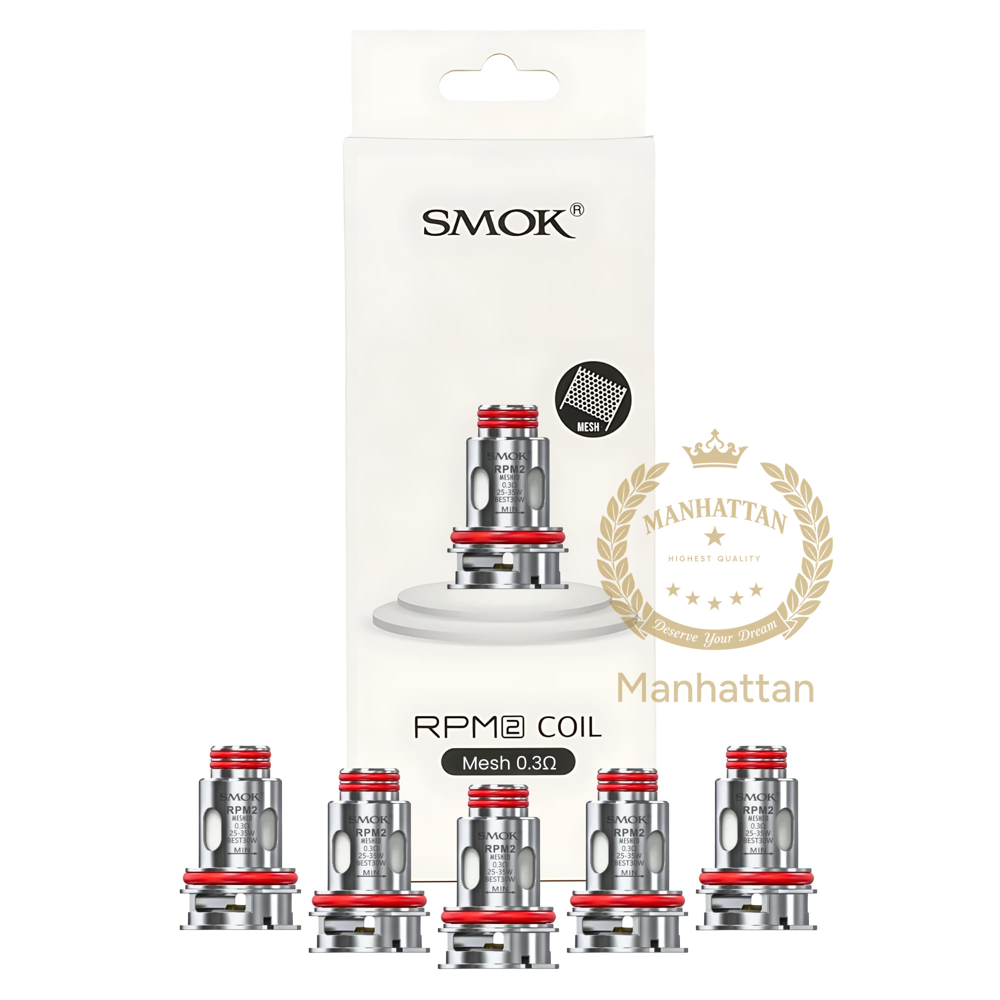 Smok RPM 2 0.3 Ohm Meshed Coil (%100 Orijinal)