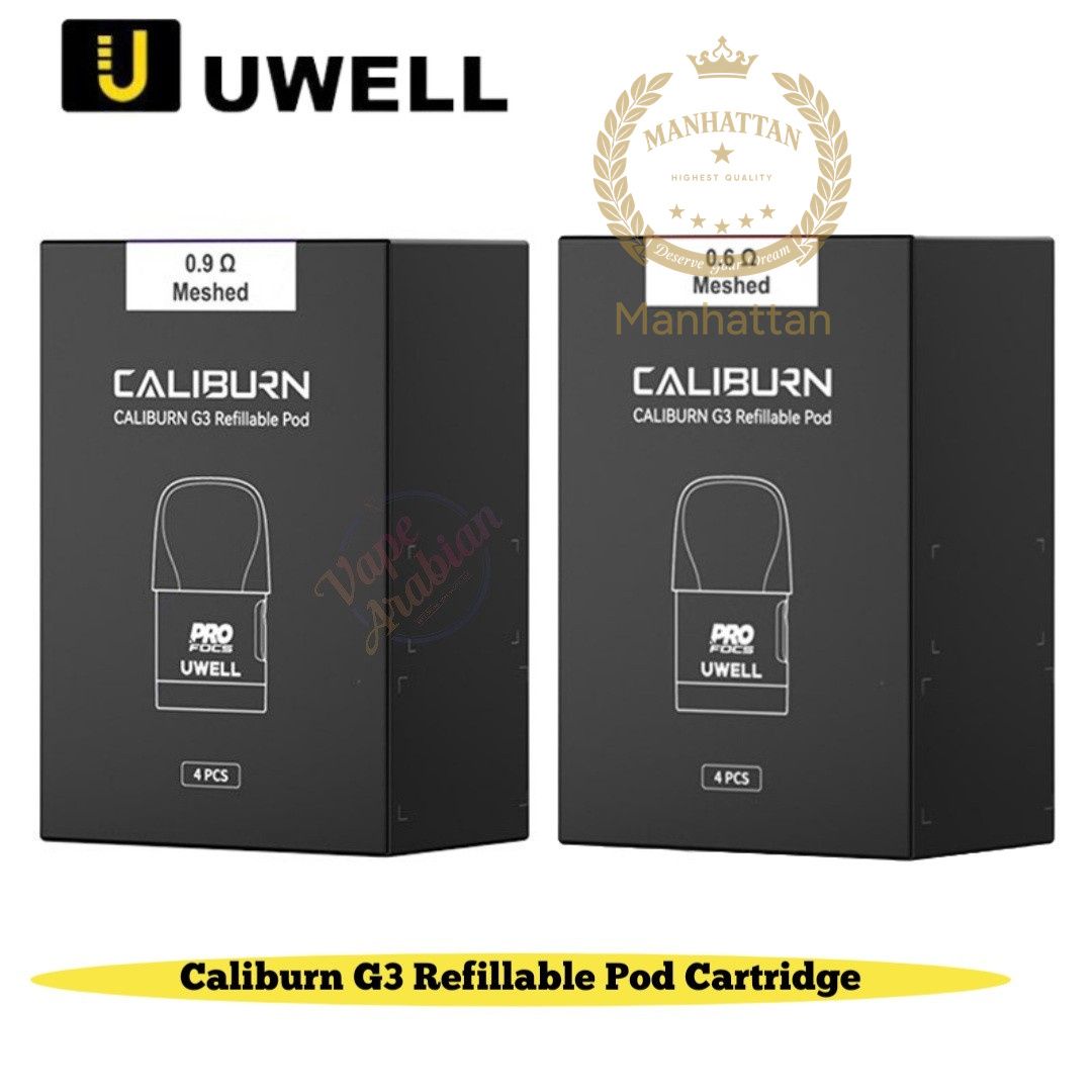 Uwell Caliburn G3 Coil Yedek Kartuş (0.4ohm / 0.6ohm / 0.9ohm/1.2ohm) %100 Orijinal