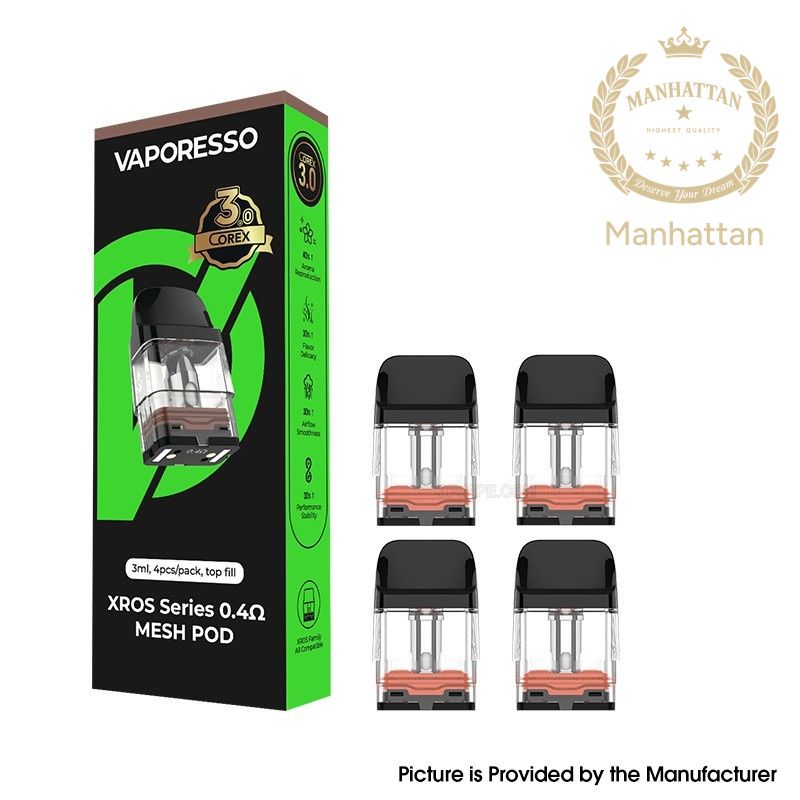 Vaporesso XROS 0.4 ohm Mesh / COREX 4'lü Paket (%100 Orijinal)