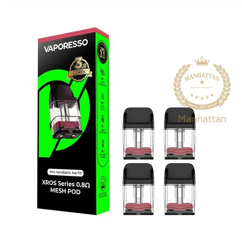 Vaporesso XROS 0.8 ohm Mesh / COREX Mesh 4'lü Paket (%100 Orijinal)