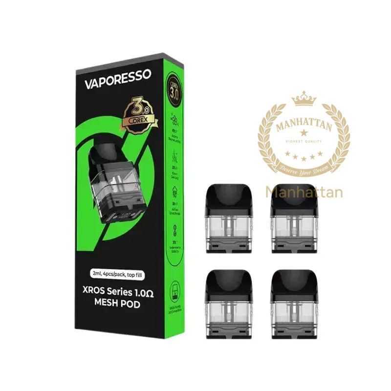 Vaporesso XROS 1.0 ohm Mesh / COREX 4'lü Paket (%100 Orijinal)