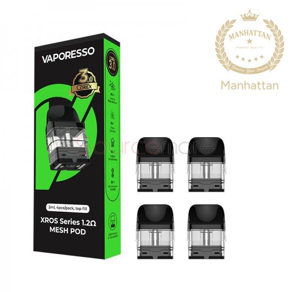 Vaporesso XROS 1.2 ohm Mesh / COREX 4'lü Paket (%100 Orijinal)