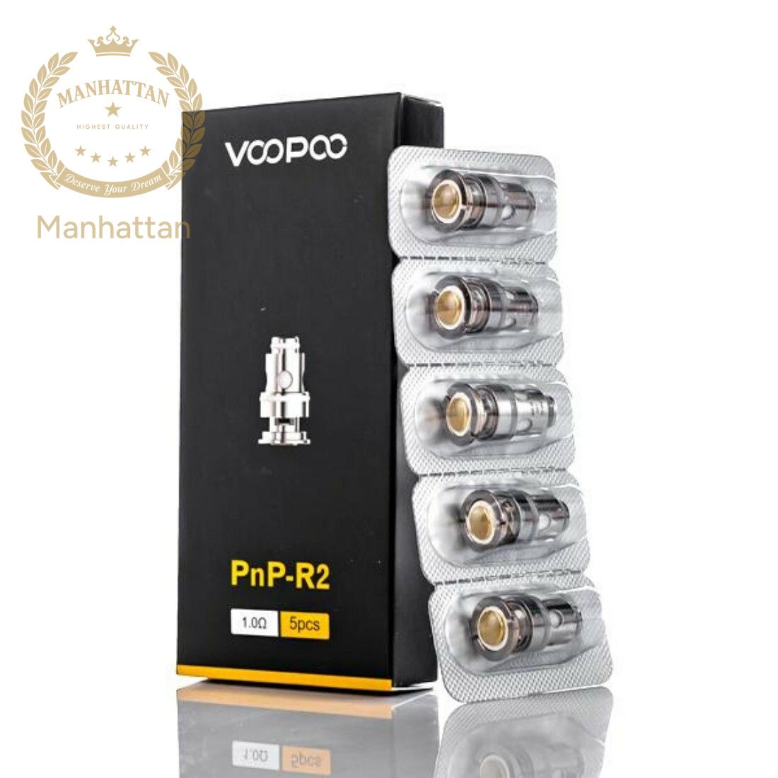 VOOPOO PNP 1.0 ohm R2 Coil (5'li) (%100 Orijinal)